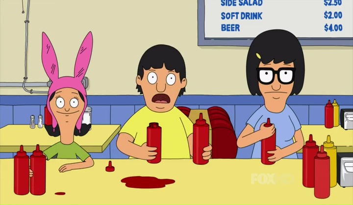 Screen shot from Bob's Burgers.