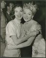 Ava Gardner and Lana Turner "embrace."