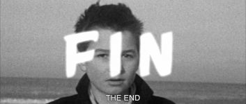 Screenshot of the end credits of The 400 Blows.
