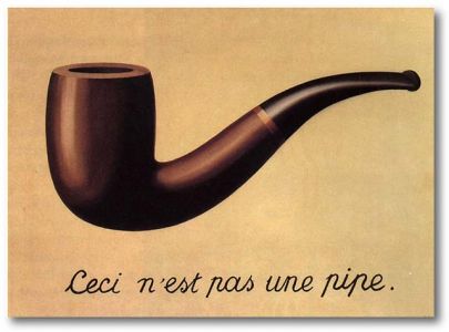 René Magritte's The Treason of Images (1928-9).